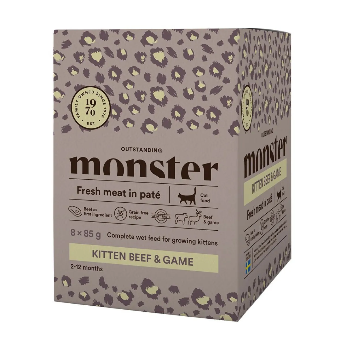 Monster Cat Kitten nauta-riista 85 g>Monster Pet Food Best