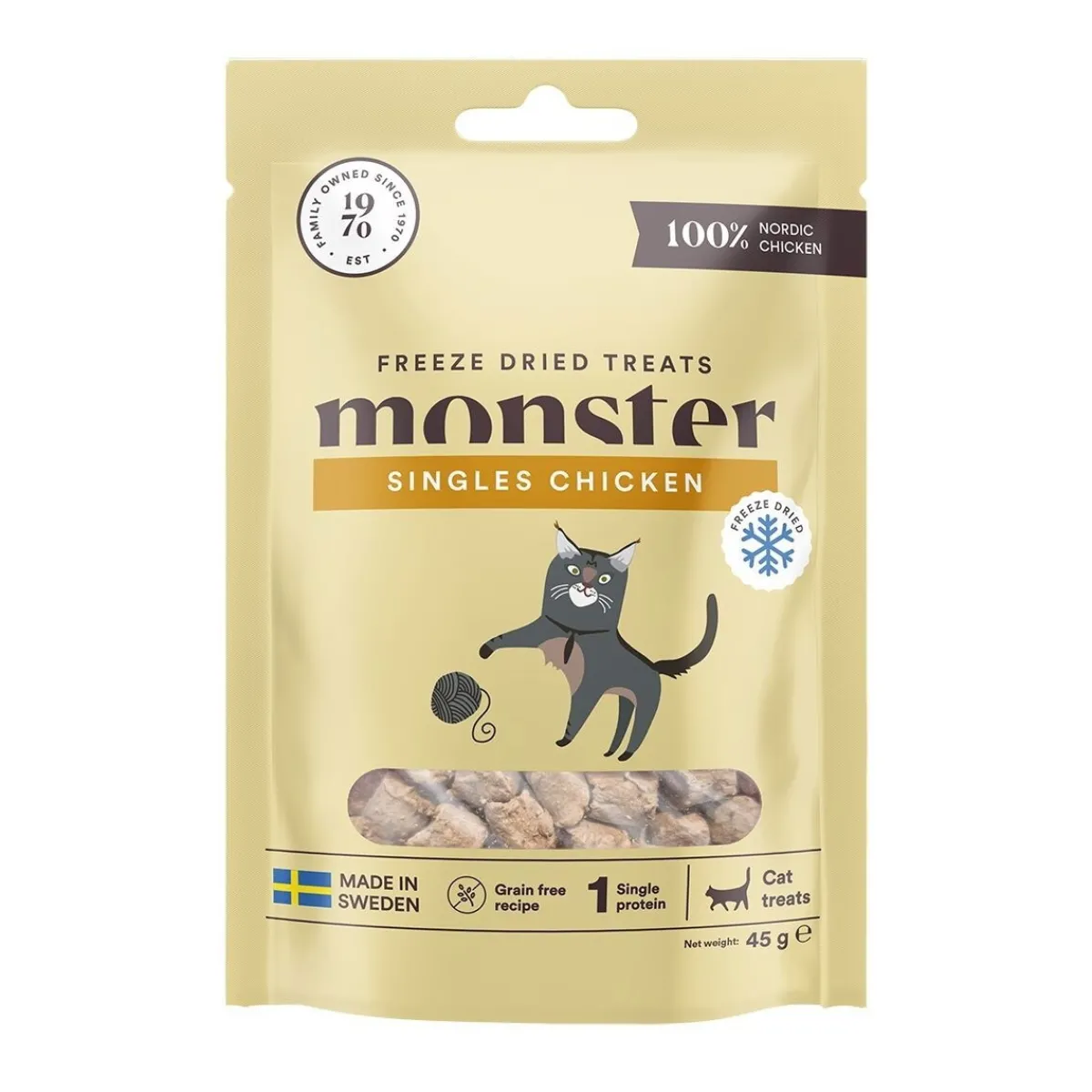 Monster Cat Treats Freeze dried, kana>Monster Pet Food