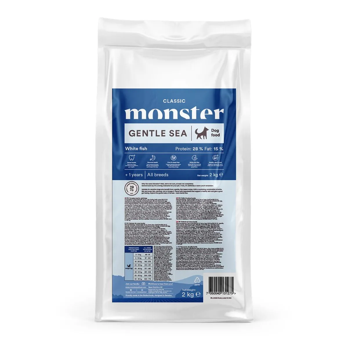 Monster Classic Dog Adult Gentle Sea>Monster Pet Food Outlet
