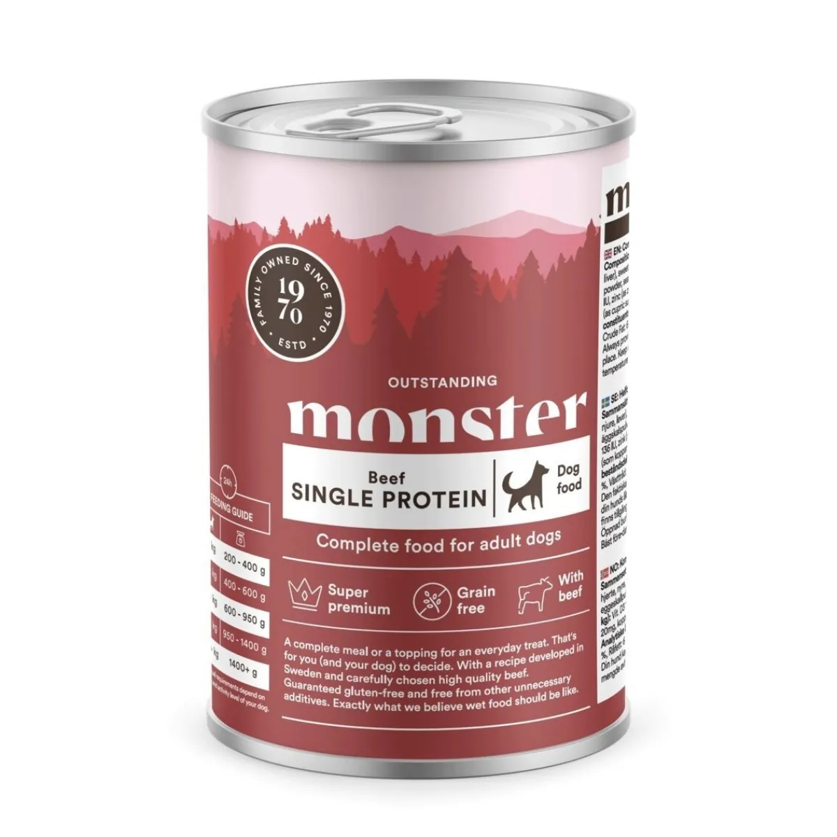 Monster Dog Adult Single Nauta 400g>Monster Pet Food Discount