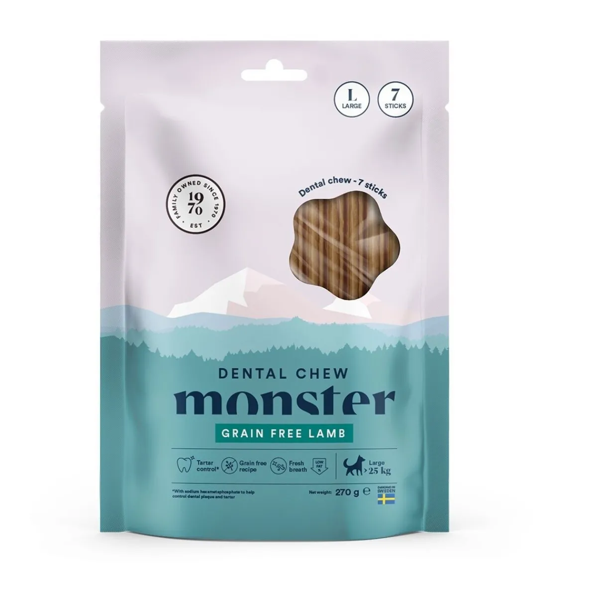 Monster Dog Dental Chew Lamb Large>Monster Pet Food Sale