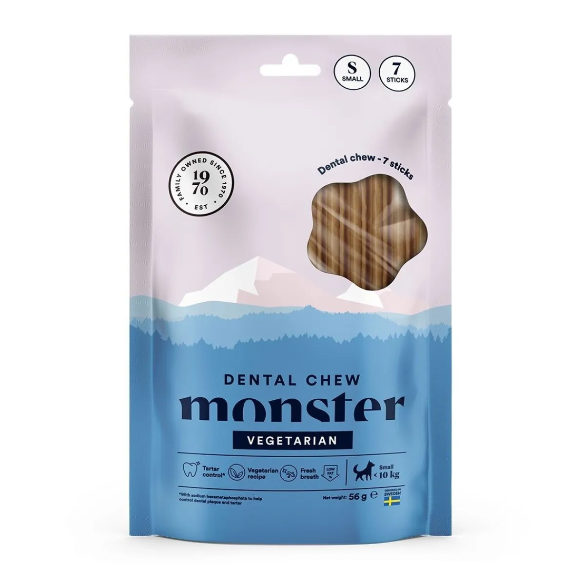 Monster Dog Dental Chew Vegetarian Small>Monster Pet Food Clearance