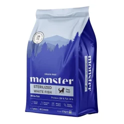 Monster Dog Original Grain Free Sterilised White Fish>Monster Pet Food Hot