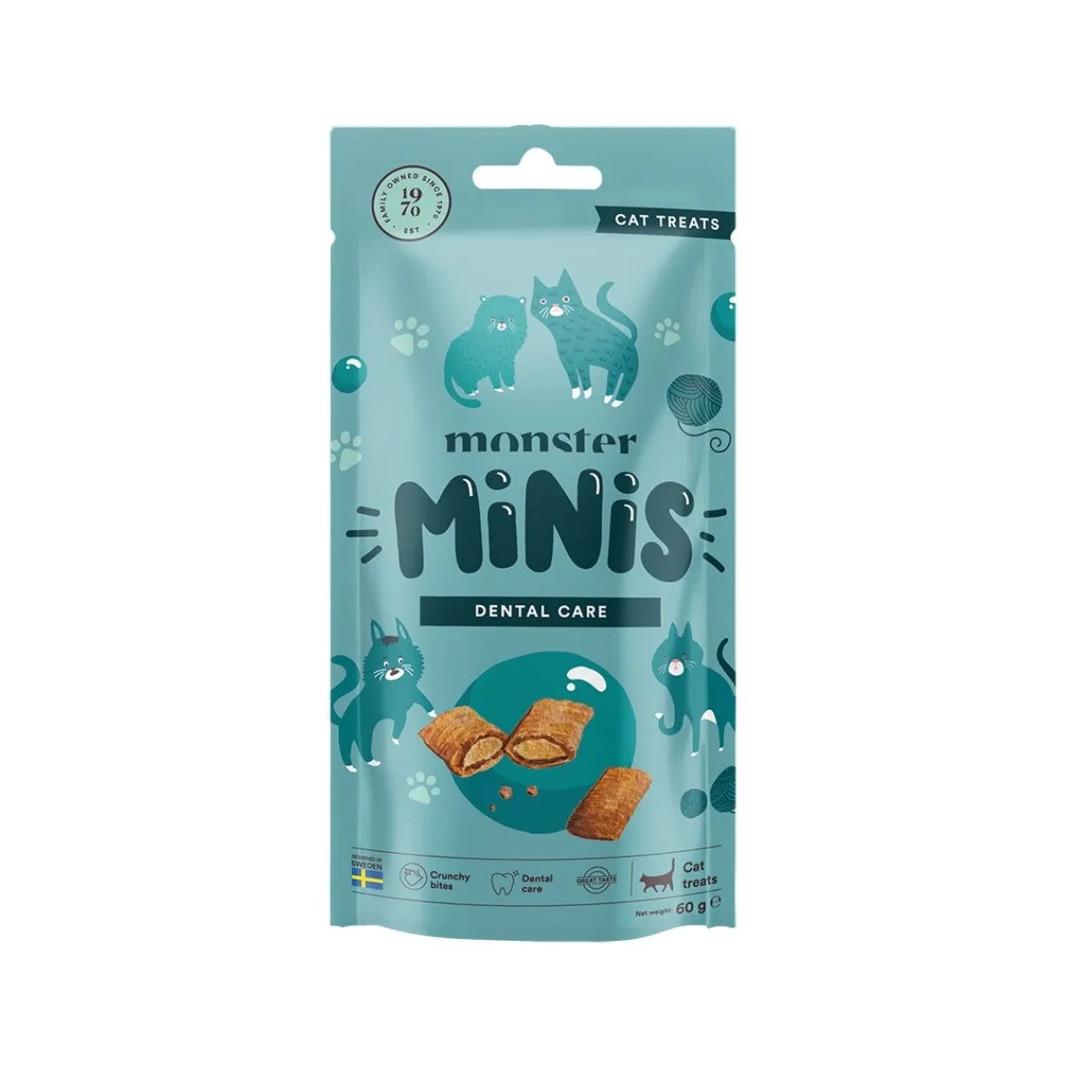 Monster Minis Dental kissanherkut>Monster Pet Food New