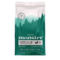 Monster Puppy S/M Grain Free Lammas & Ankka>Monster Pet Food