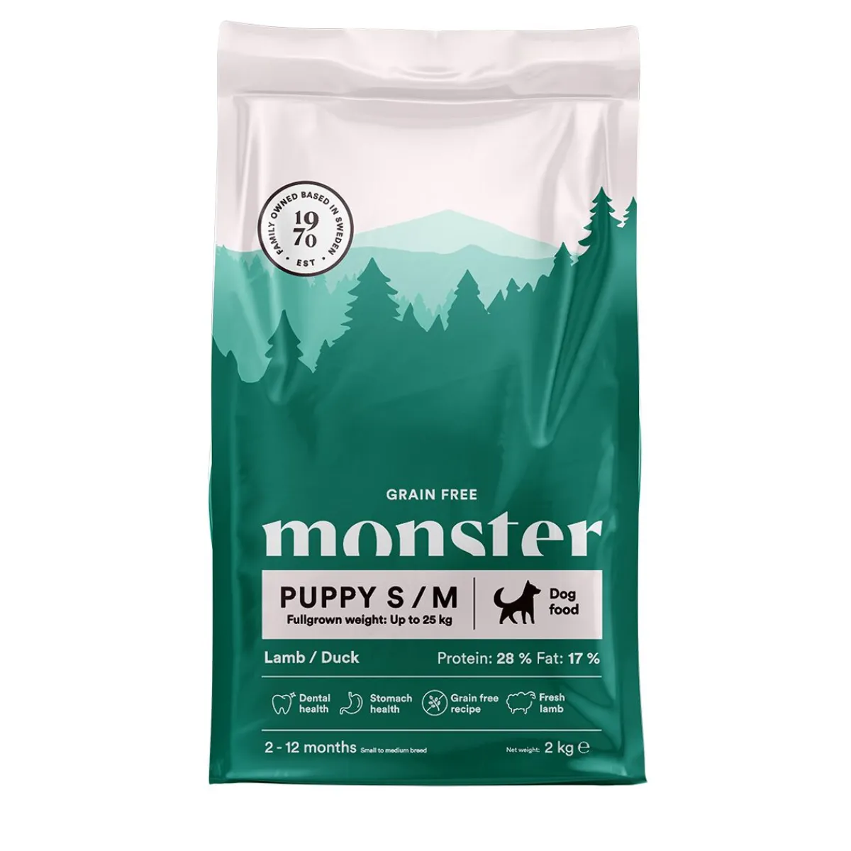Monster Puppy S/M Grain Free Lammas & Ankka>Monster Pet Food