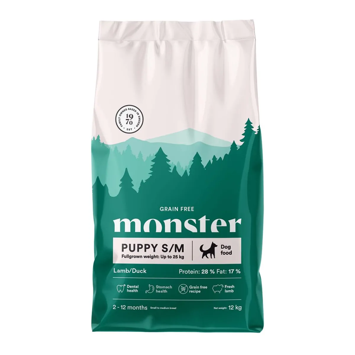 Monster Puppy S/M Grain Free Lammas & Ankka>Monster Pet Food
