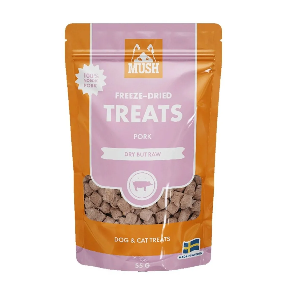 Freeze-Dried Possu 55g herkku koiralle>Mush Clearance