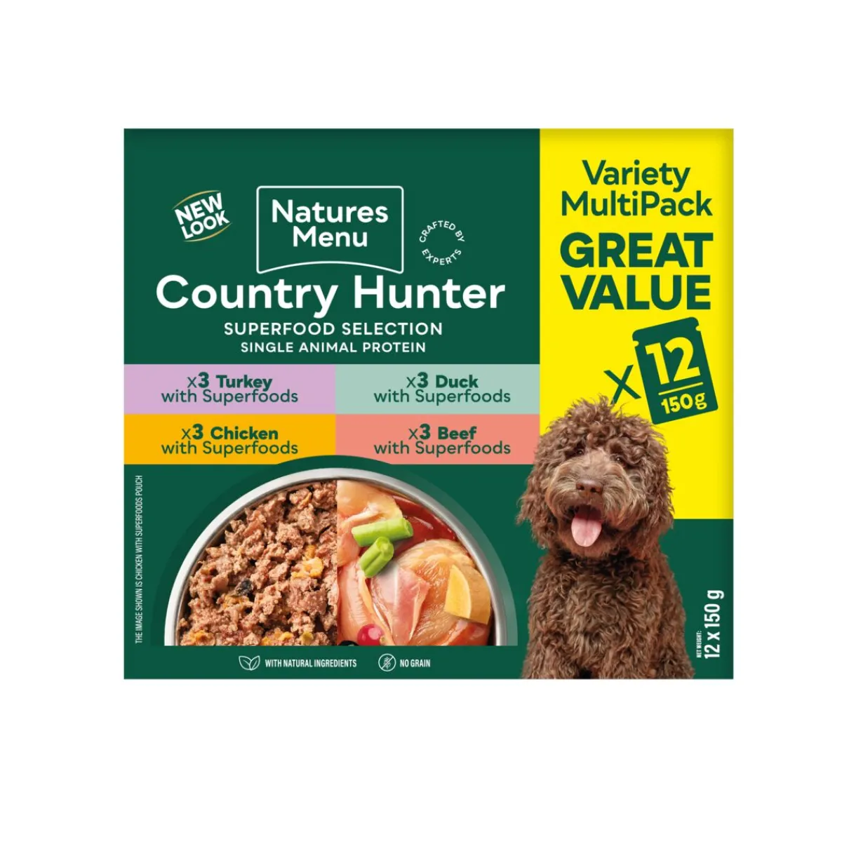 CH Dog Multipack 12 x 150 g>natures:menu Sale