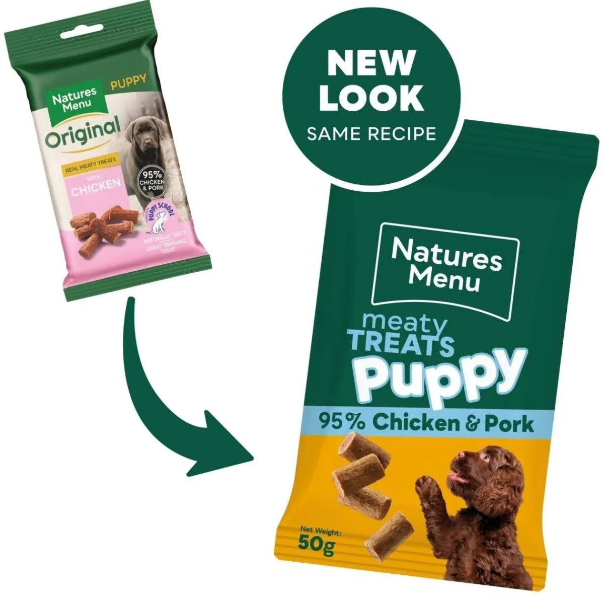 Natures Menu Puppy pentuherkku 50 g>natures:menu Outlet