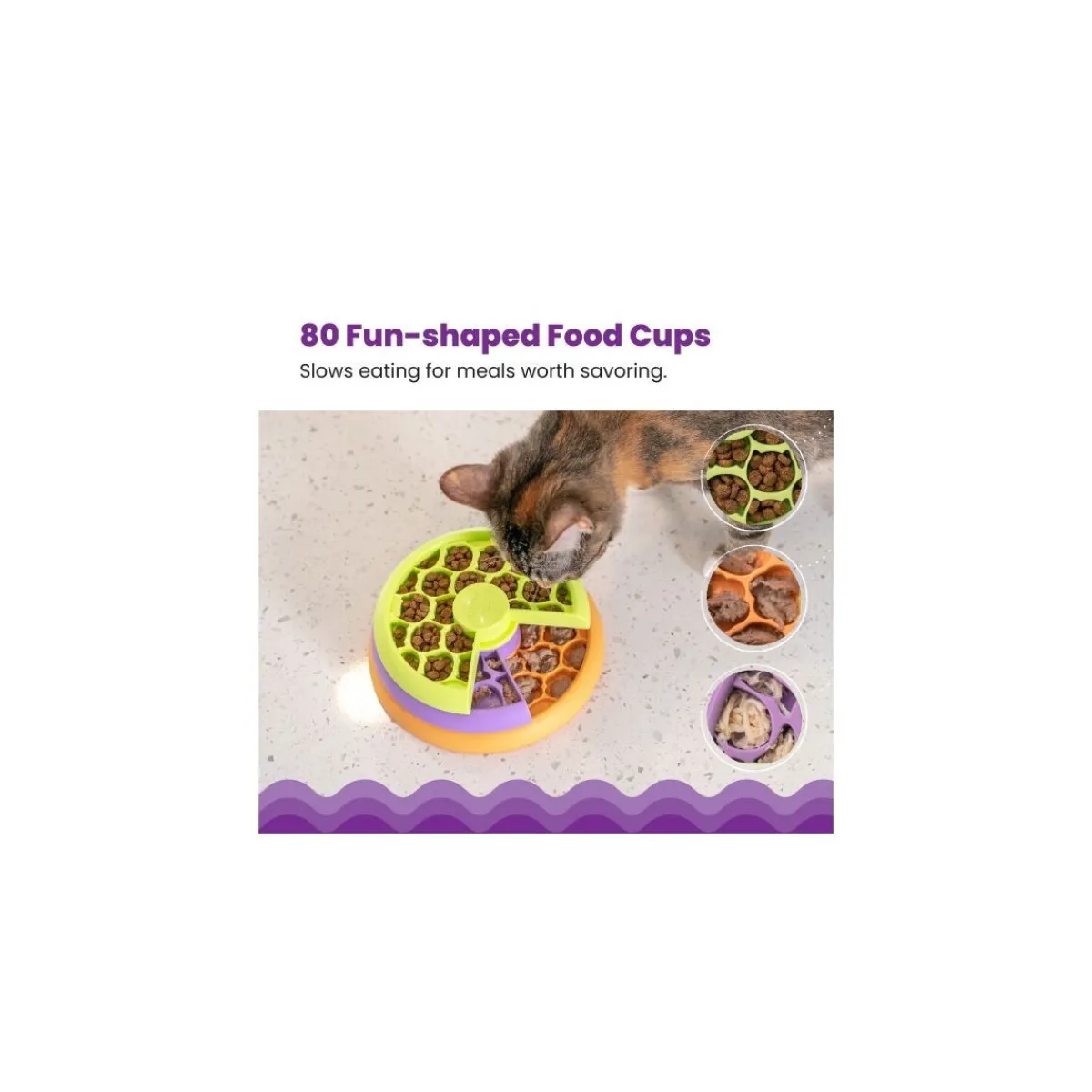 Cat Lickin' Layers Food puzzle>Nina Ottosson