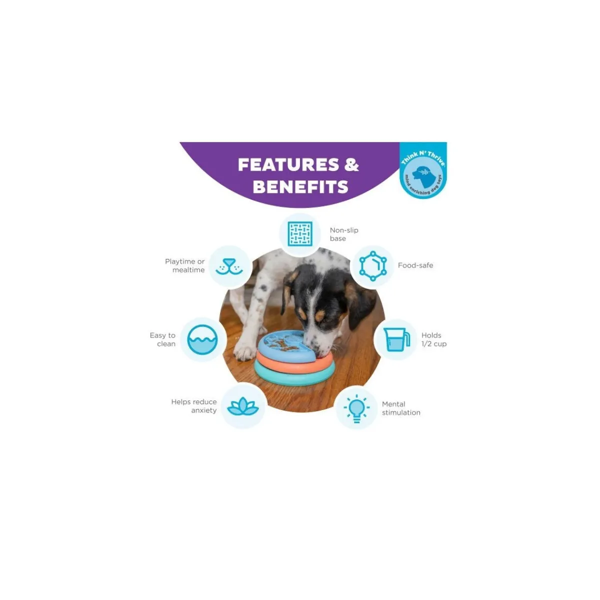 Lickin' Layers Puppy Food puzzle>Nina Ottosson Best