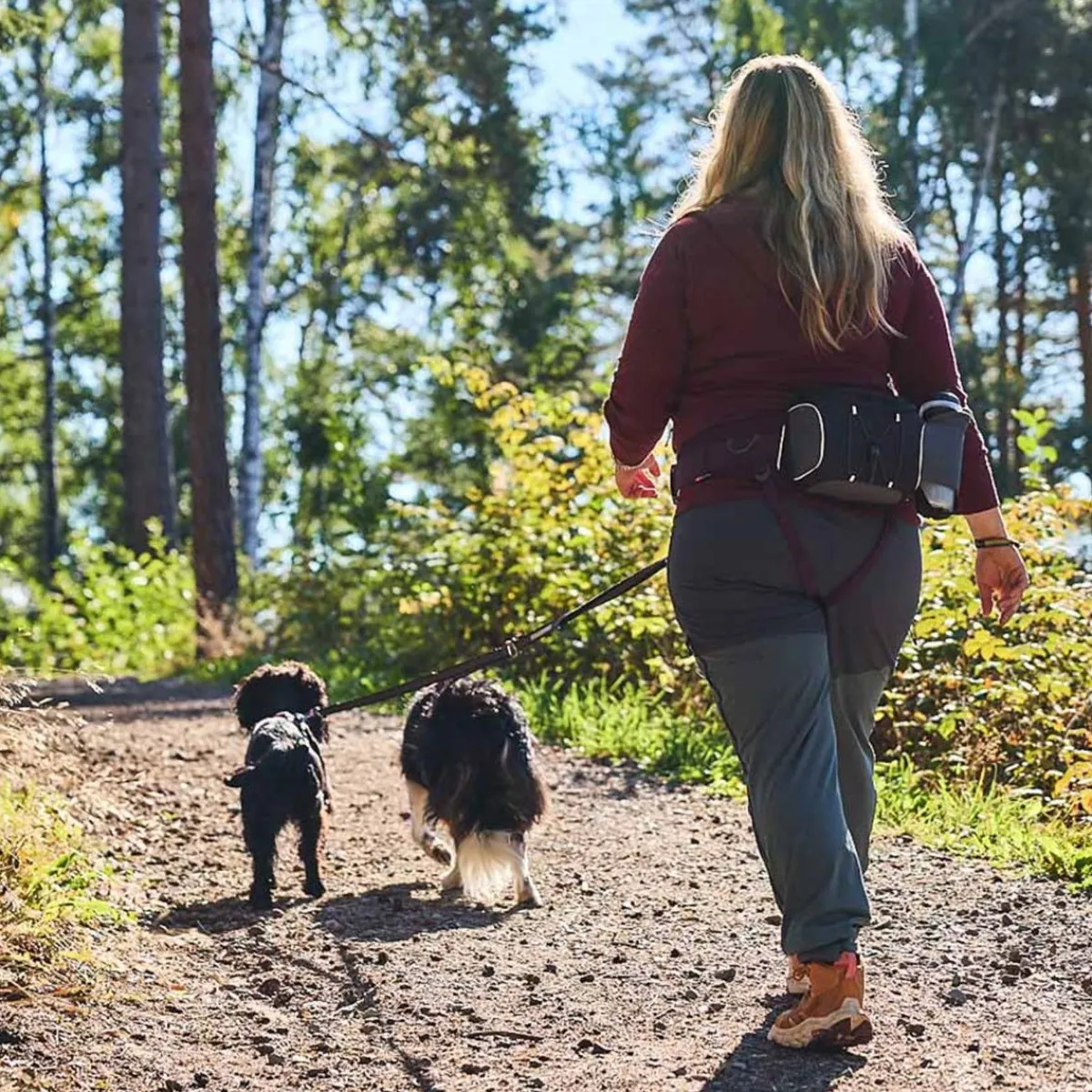Non-Stop Belt laukku vetovyöhön, musta/harmaa>Non-stop dogwear Best