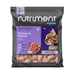 Kana-lohipullat kissoille 1 kg>Nutriment by Rauh! Clearance