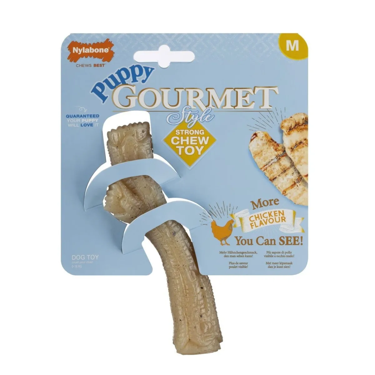 Puppy Gourmet stick chicken S>Nylabone Hot