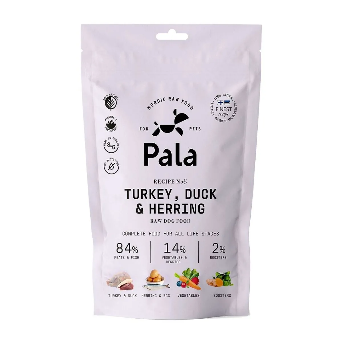 Pala #6 Kalkkuna, Ankka&Silli>Pala Petfoods Online