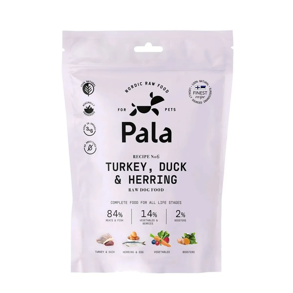 Pala #6 Kalkkuna, Ankka&Silli>Pala Petfoods Online