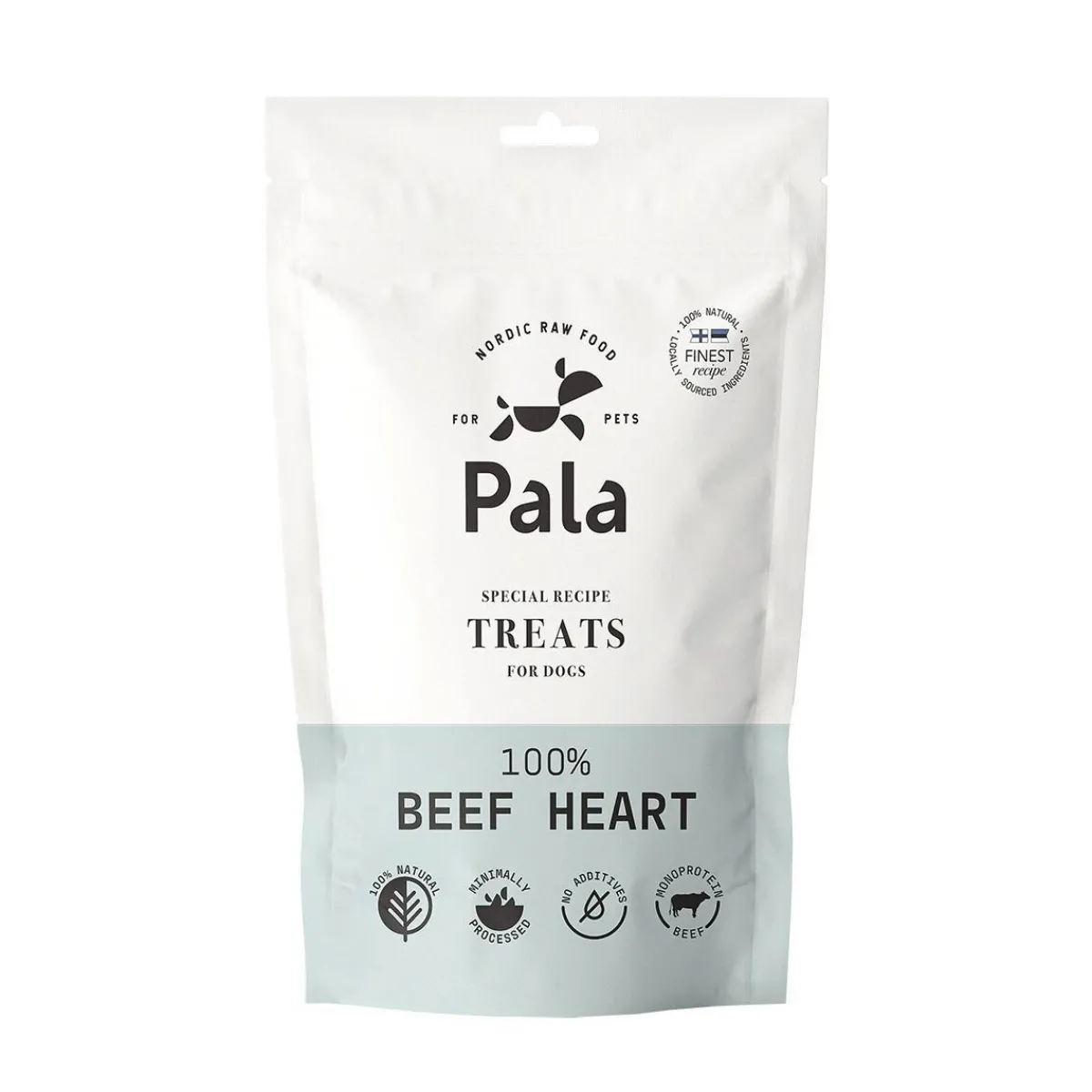 Pala 100% Naudansydän 100g>Pala Petfoods Best