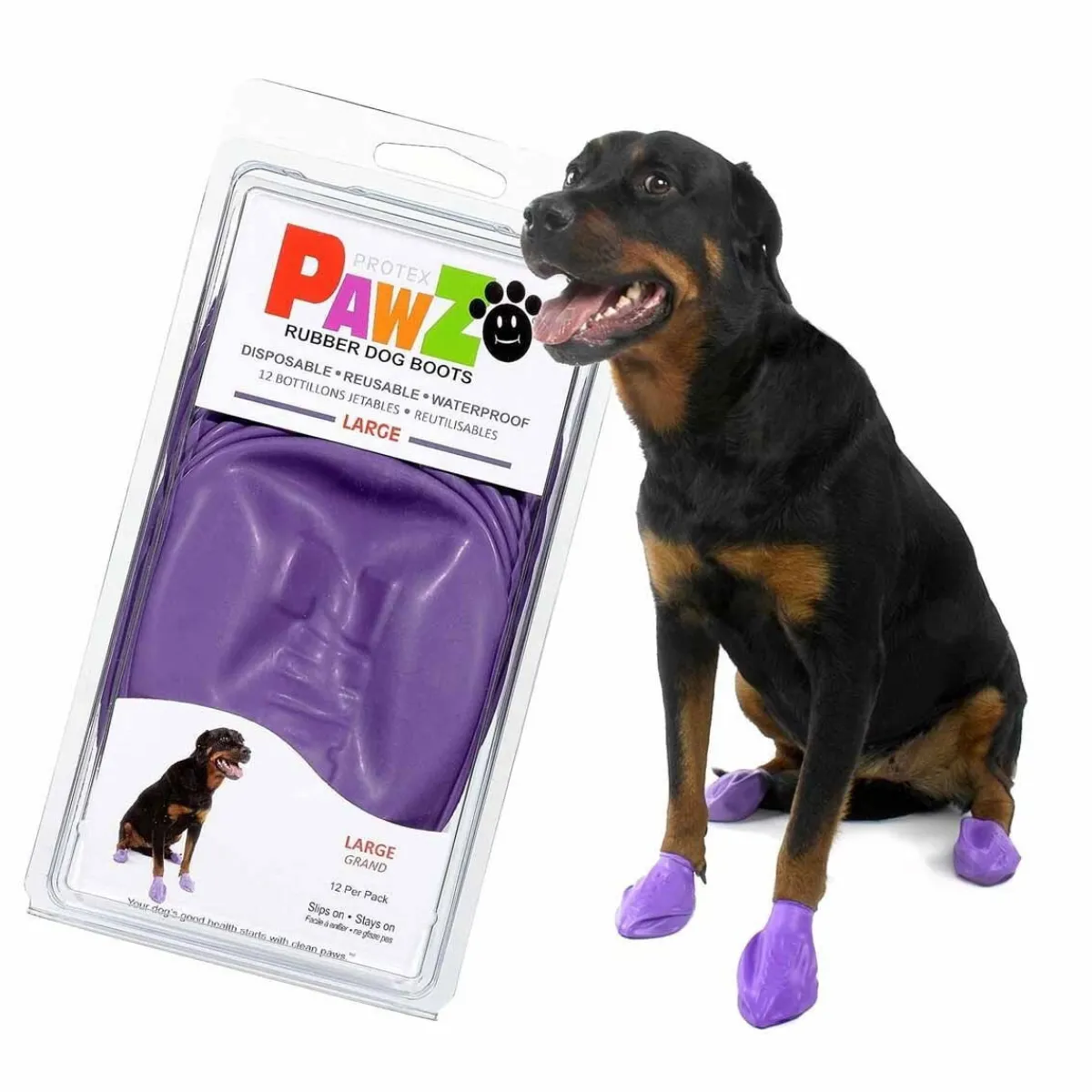 koiran suojatossut, 12 kpl>PawZ Hot