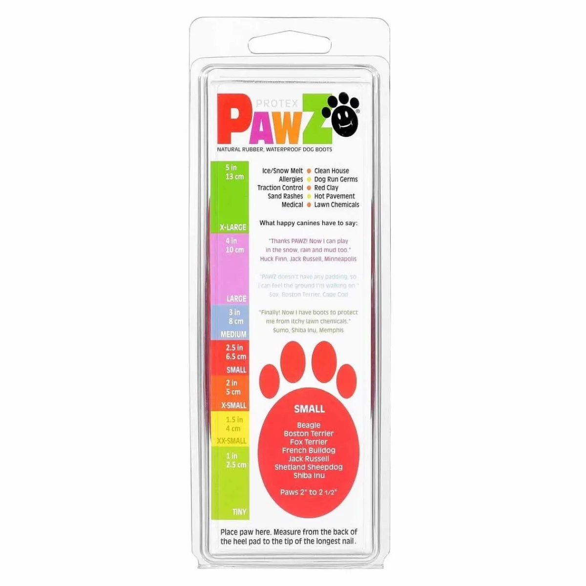 koiran suojatossut, 12 kpl>PawZ Hot