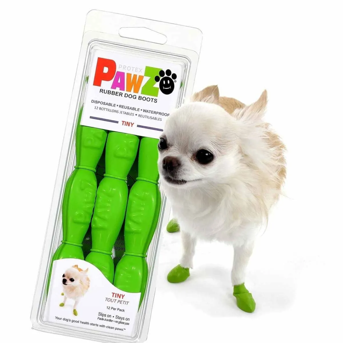 koiran suojatossut, 12 kpl>PawZ Hot