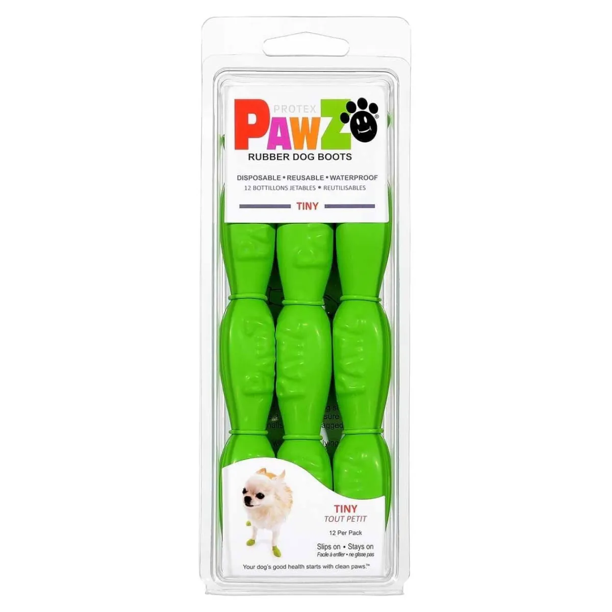 koiran suojatossut, 12 kpl>PawZ Hot