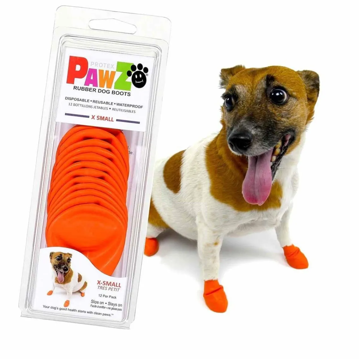koiran suojatossut, 12 kpl>PawZ Hot