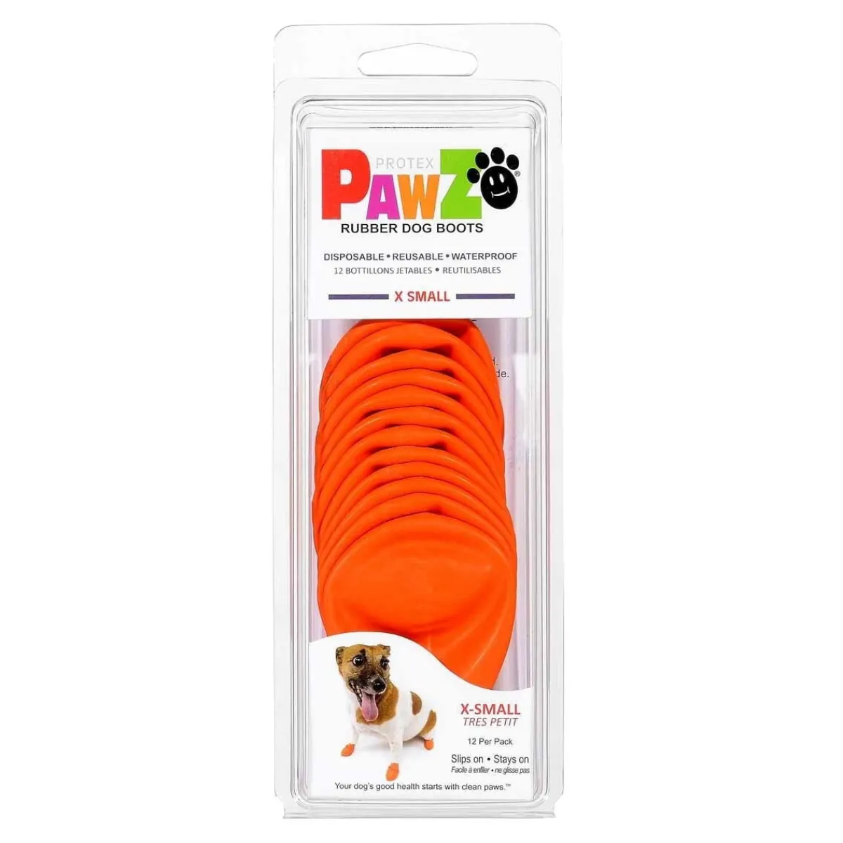koiran suojatossut, 12 kpl>PawZ Hot