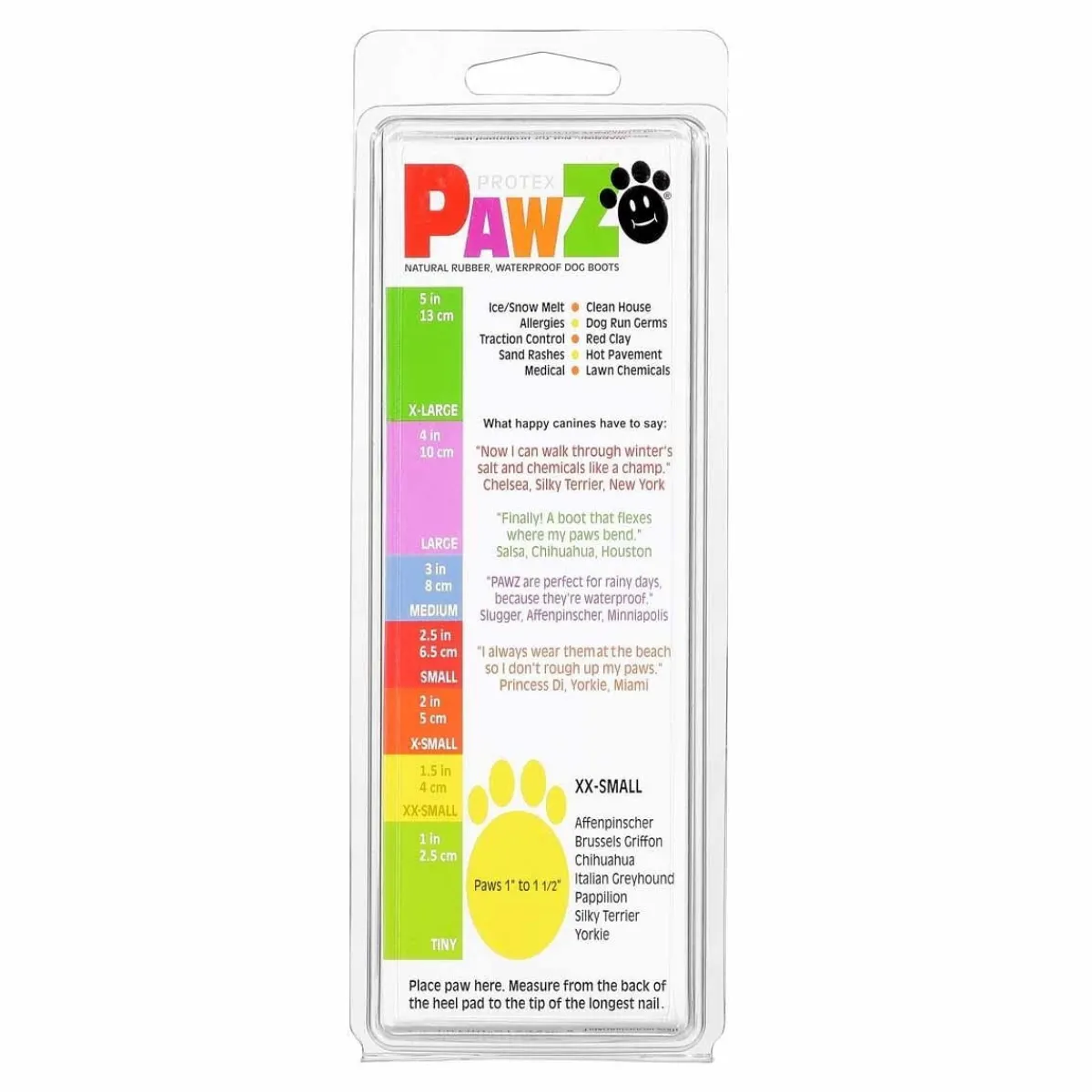 koiran suojatossut, 12 kpl>PawZ Hot