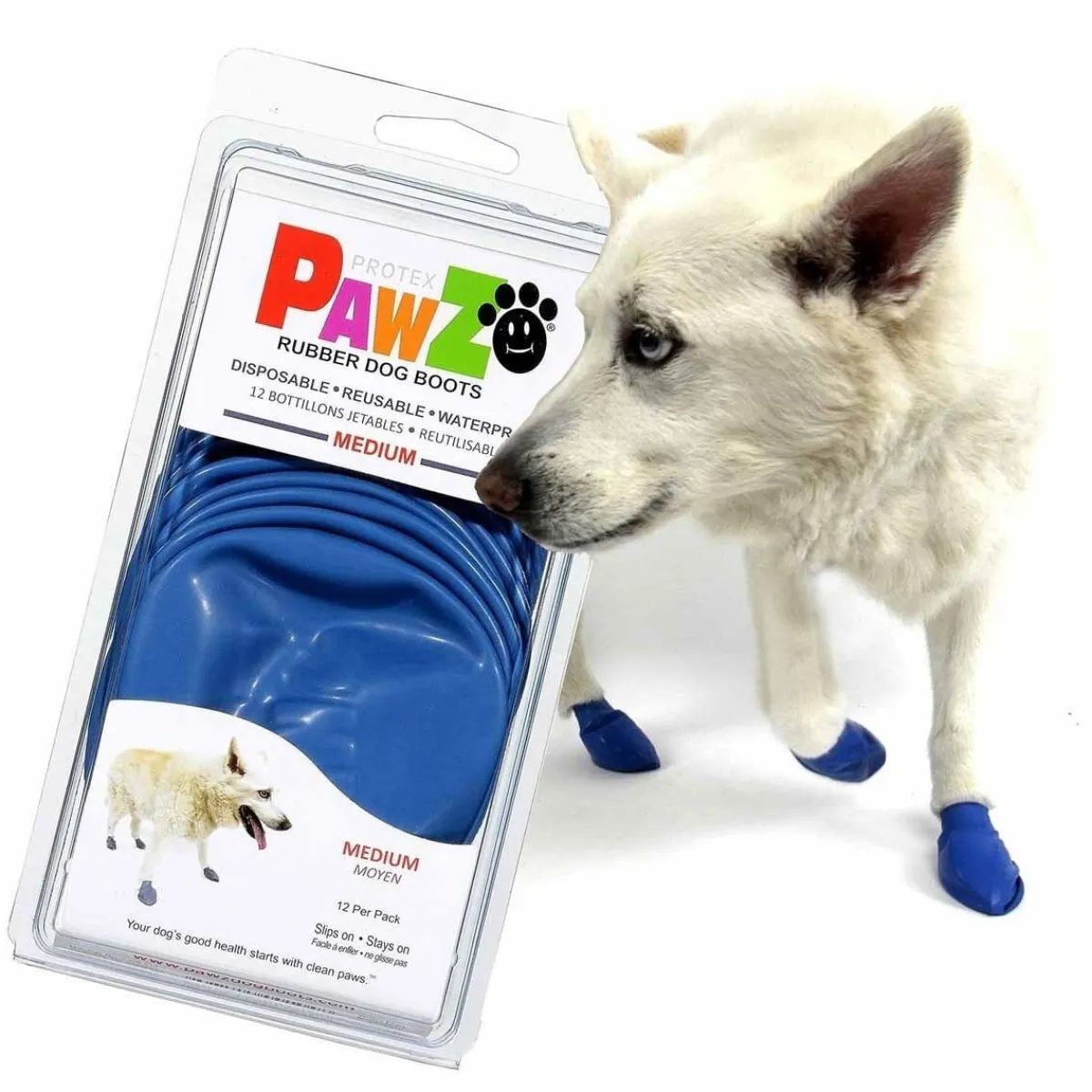 koiran suojatossut, 12 kpl>PawZ Hot