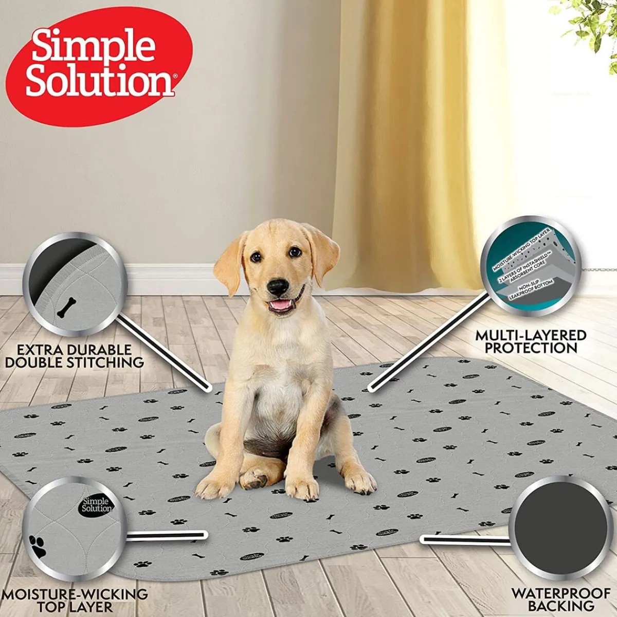 Pestävä pissa-alusta koiralle , 2 kpl>Simple Solution Clearance