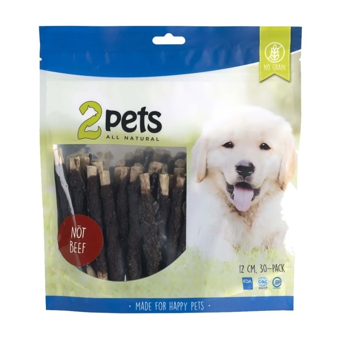 Purutikut lihakääreellä 12 cm 30 kpl>2Pets Outlet