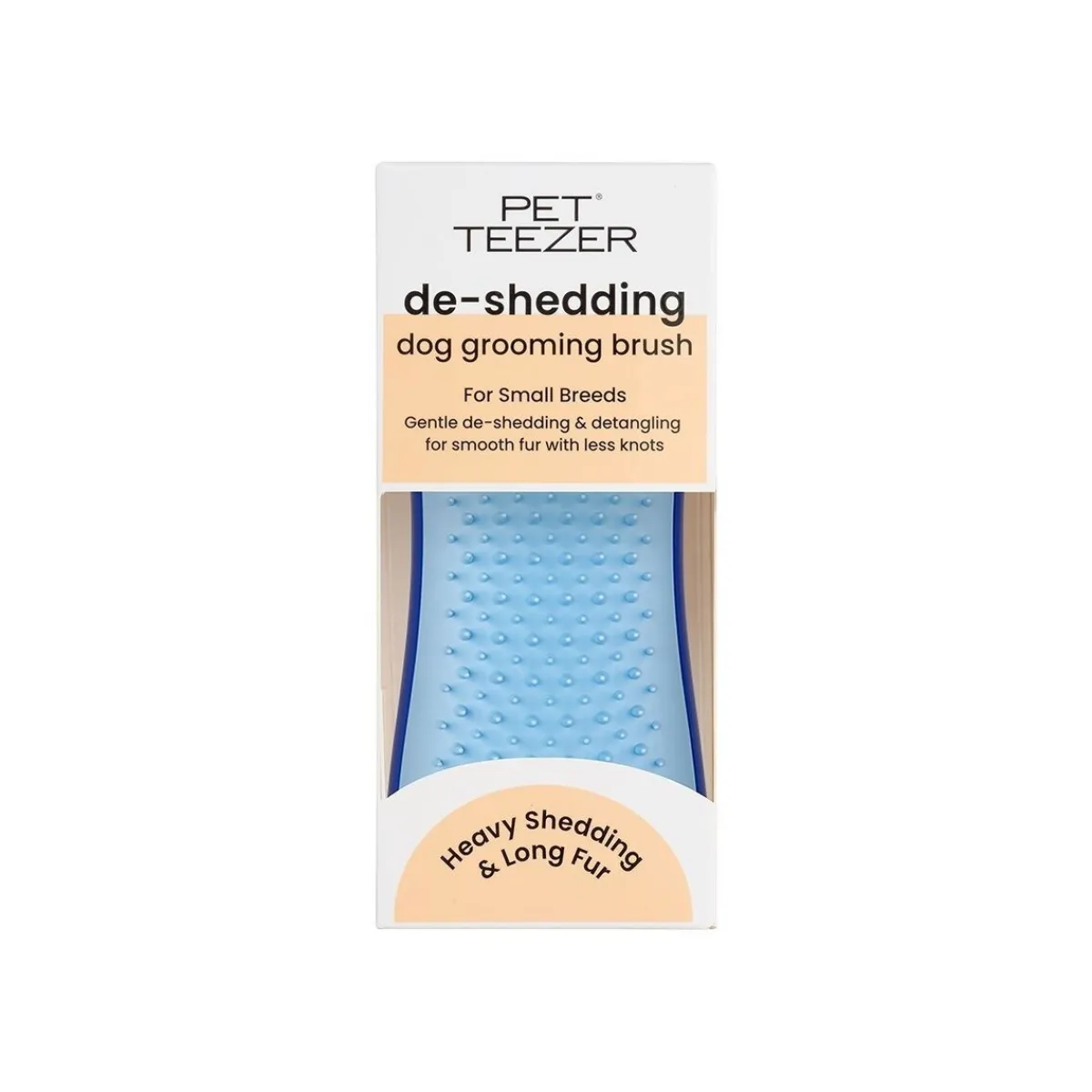 De-shedding mini harja, vaaleansininen>Pet Teezer Online