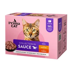 Classic siipikarja-mix kastikelajitelma 12x85g>PrimaCat Outlet