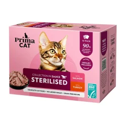 Classic Sterilized kastikkeessa 12 x 85 g>PrimaCat Online