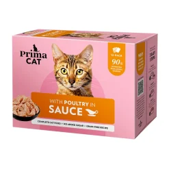 siipikarjaa kastikkeessa 12 x 85 g>PrimaCat Hot