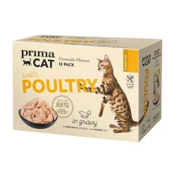 siipikarjaa kastikkeessa 12 x 85 g>PrimaCat Hot