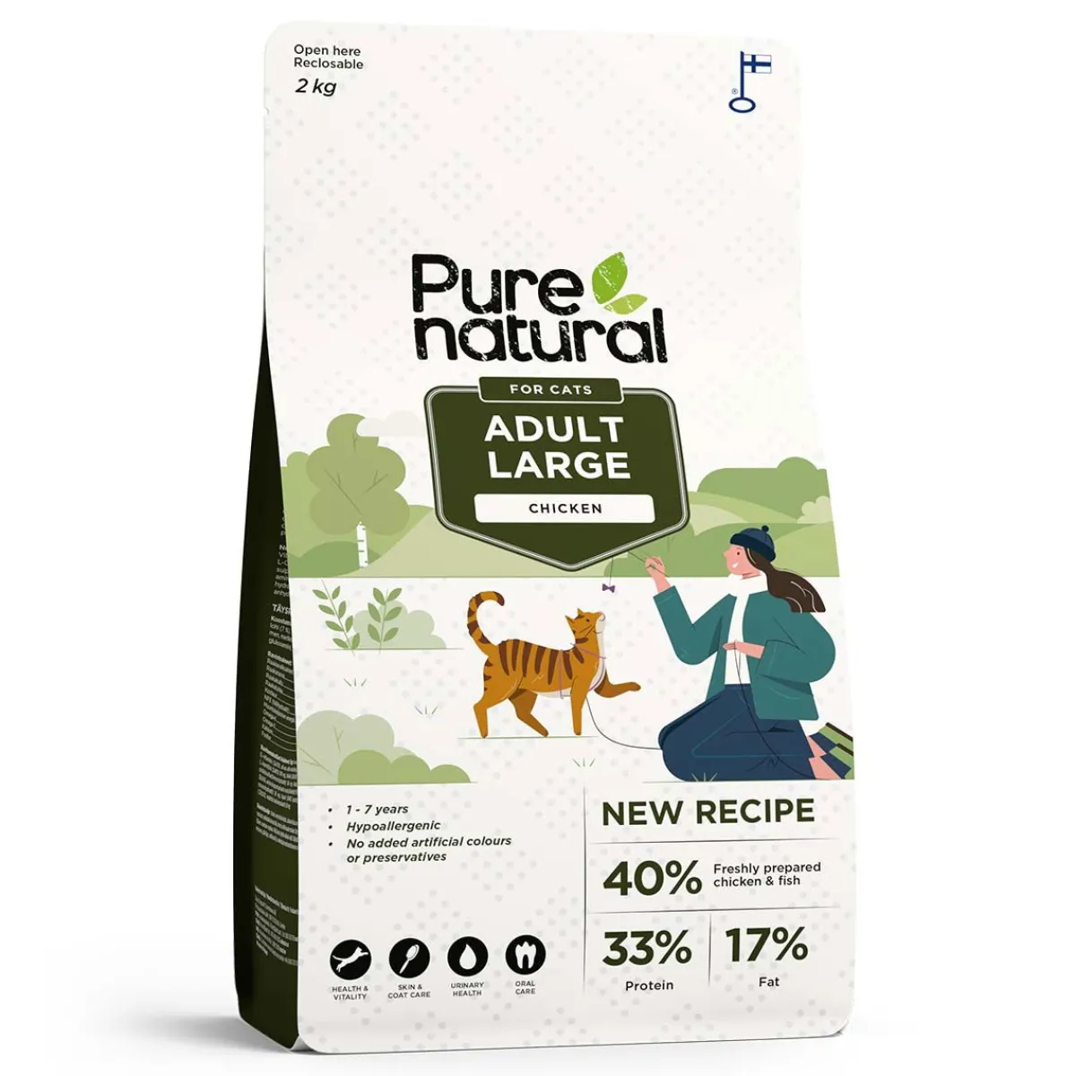Cat Adult Large Chicken>Purenatural Best
