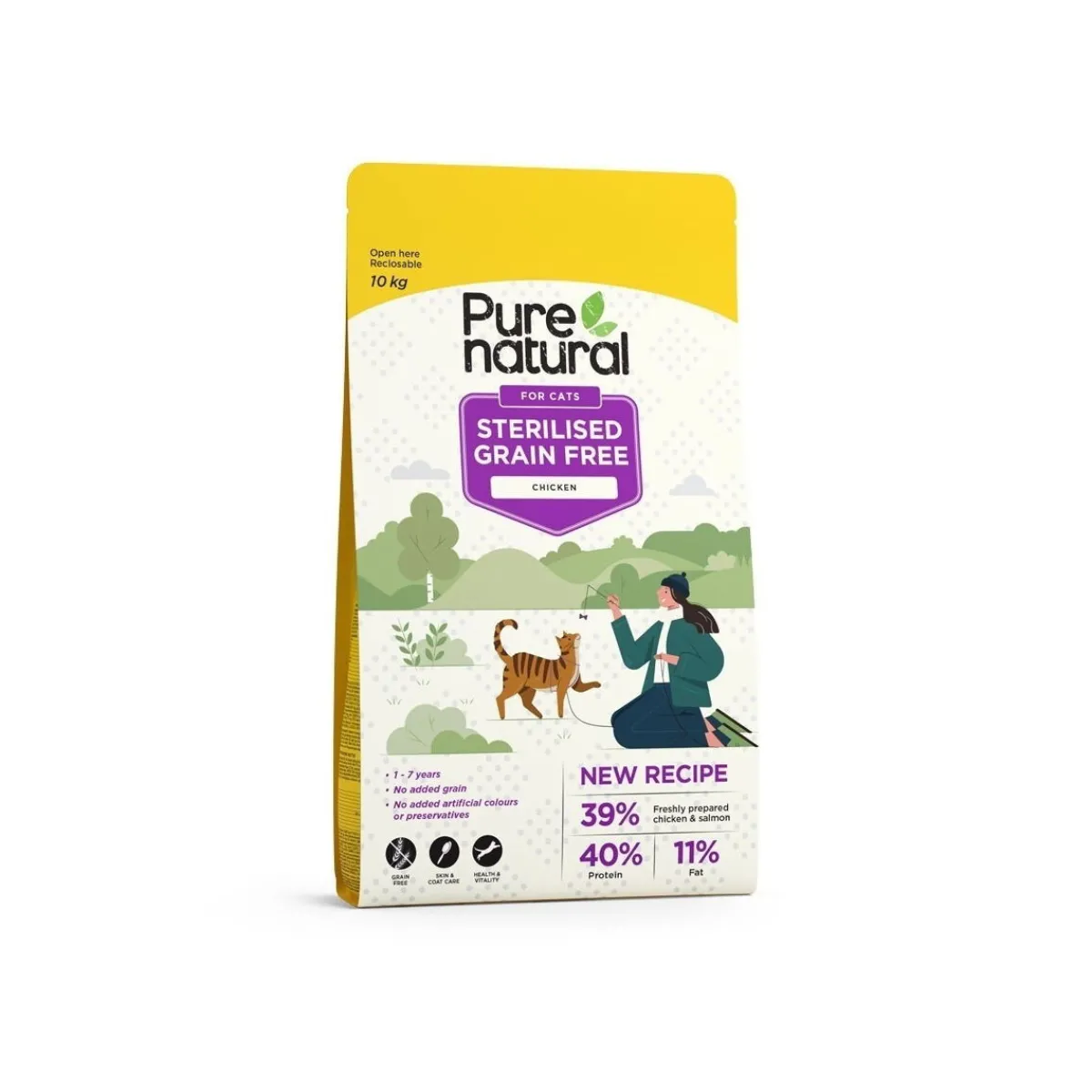 Cat Grain Free Sterilised Chicken>Purenatural Sale