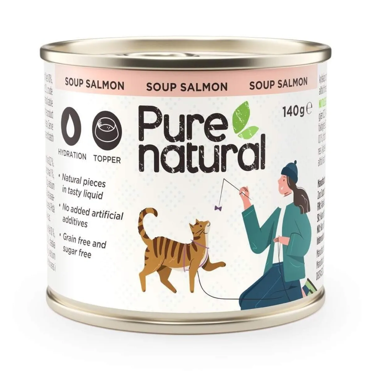 Cat Soup Salmon 140g>Purenatural