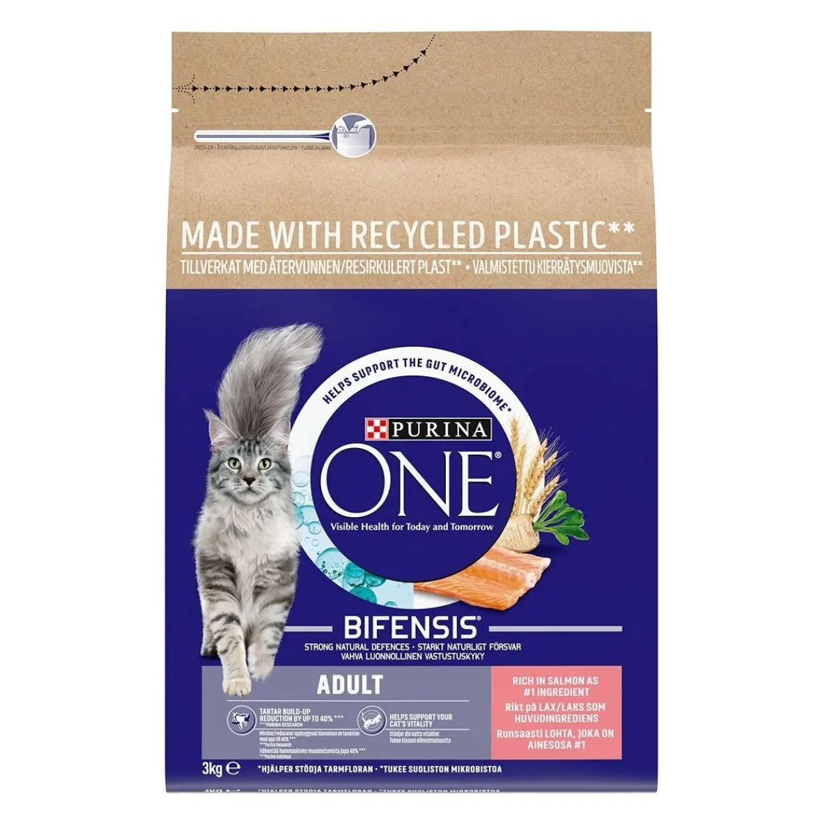 Cat Adult lohi>Purina ONE New