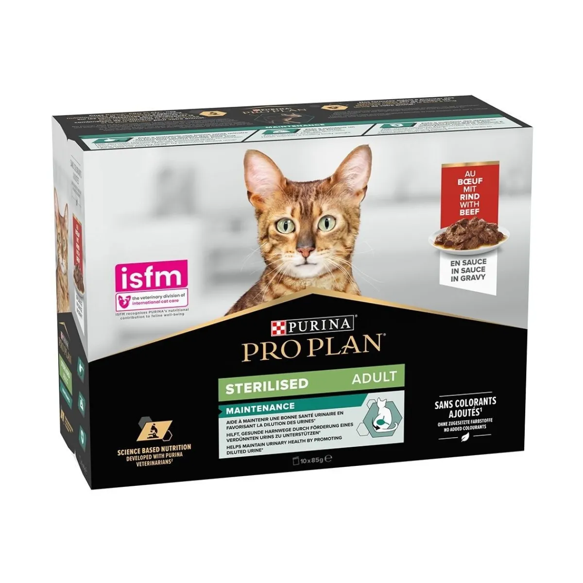 Sterilised Beef 10x85g>Purina Pro Plan New