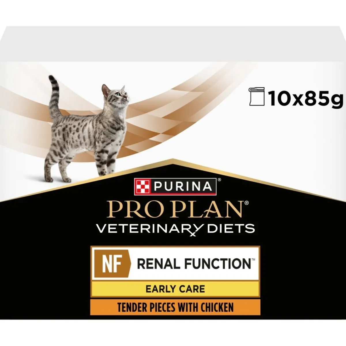 Purina Pro Plan Veterinary Diets Feline NF Renal Function Early Care Chicken 10x85 g>Purina Veterinary Diets Online