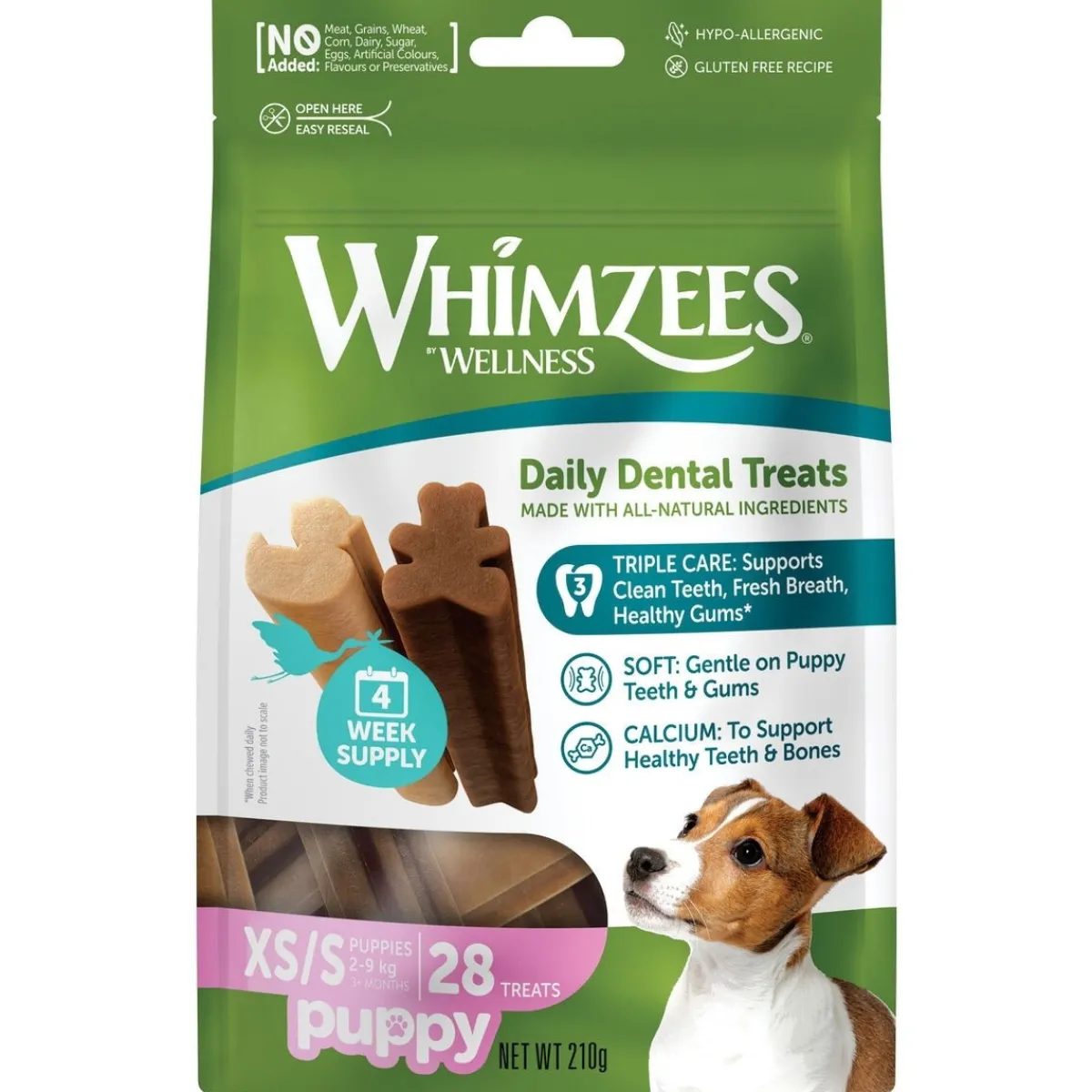 Purutikku pennulle XS/S 28 kpl>Whimzees New