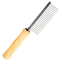 Puuvartinen kampa Ideal Dog, 24 cm>Chadog Clearance