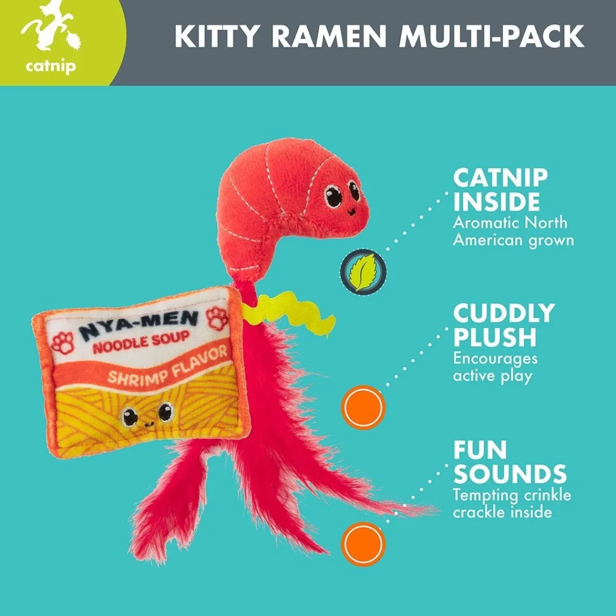 Ramen 2 kpl>Quirky Kitty