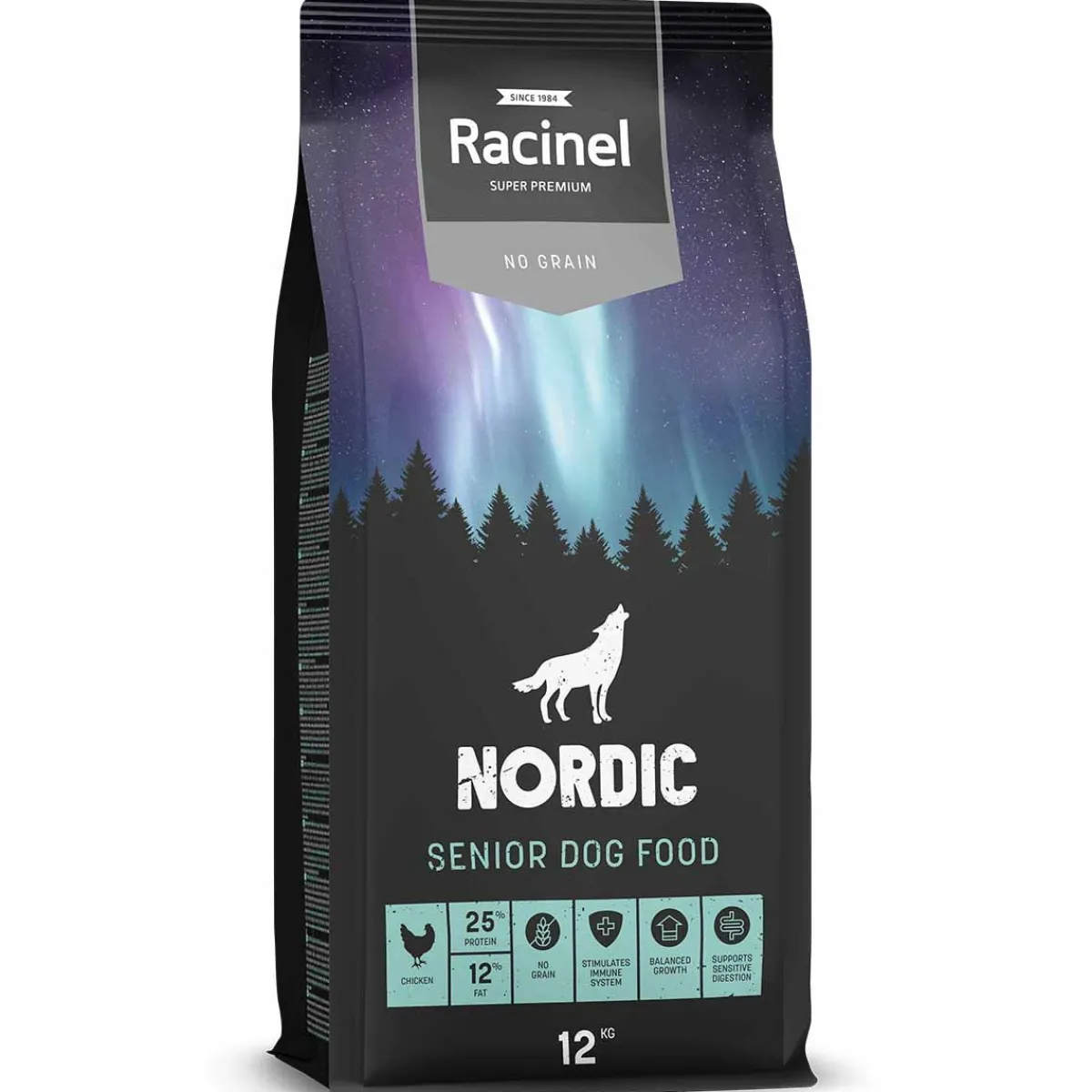 Nordic Senior Chicken 12kg>Racinel Hot