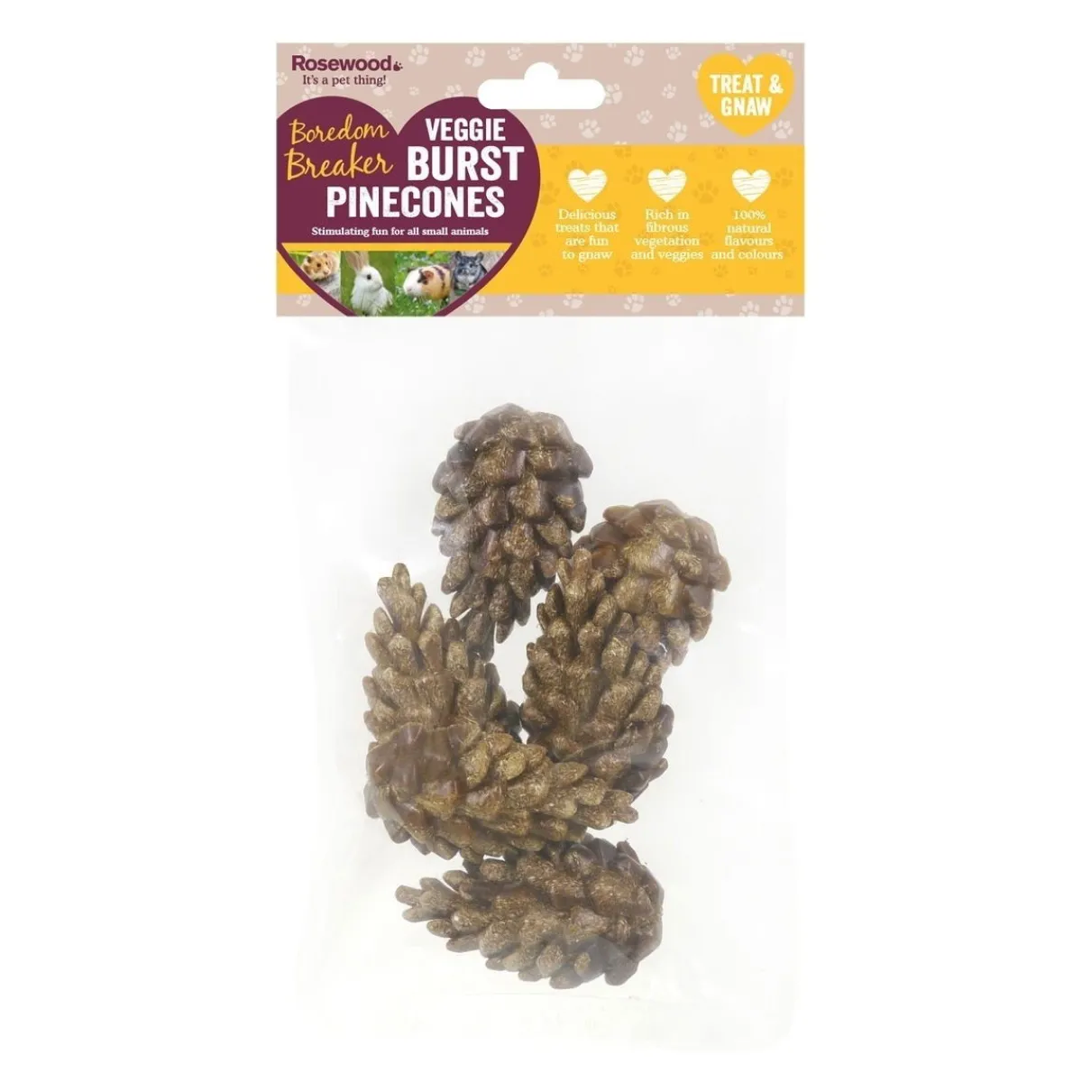 Veggied burst pinecones 6 kpl>Rosewood Best