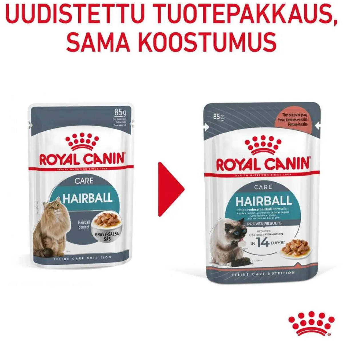 Hairball Care Gravy 85g, 48-pack>Royal Canin Online