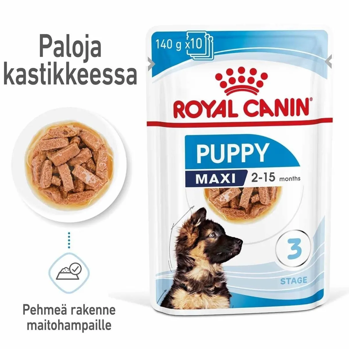 Maxi Puppy Wet 10x140g>Royal Canin